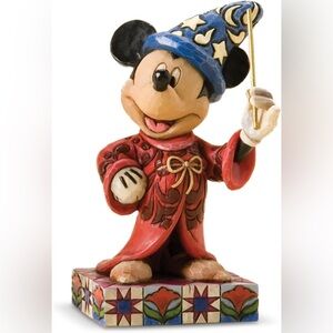 2007 Disney Showcase Sorcerer Mickey Figurine “Touch of Magic” In Box Jim Shore
